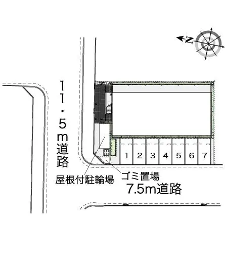 ★手数料０円★藤沢市菖蒲沢　月極駐車場（LP）